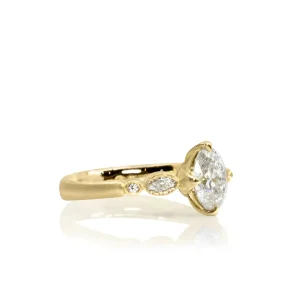 Adel Chefridi Oval and Round Rosebud Ring