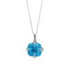 Alchemy Blue Topaz Diamond Necklace