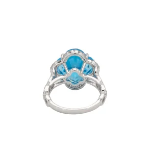 Alchemy Blue Topaz Diamond Ring