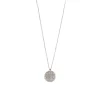 Alchemy Pave Diamond Disc Pendant