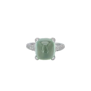 Alchemy Prehnite Cabochon Ring