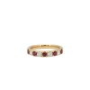 Alchemy Ruby and Diamond Yellow Gold Band