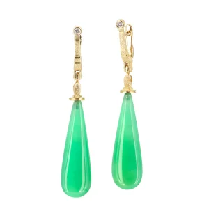 Alex Sepkus Chrysoprase Drop Earrings