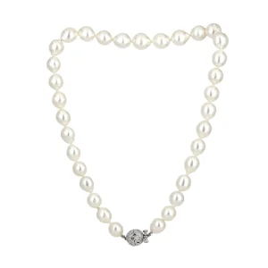 Alex Sepkus South Sea Pearl Strand with Diamond Clasp Necklace