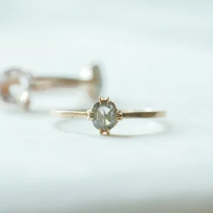 Allison Ullmer Bipartite 4mm Rosecut Solitaire