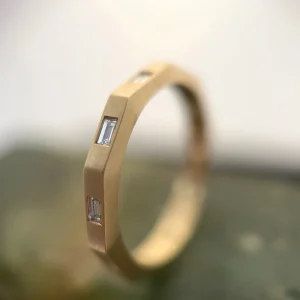 Allison Ullmer Geometric Ring with Diamonds