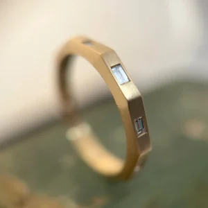 Allison Ullmer Geometric Ring with Diamonds