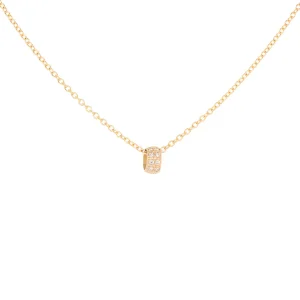 Anne Sportun Diamond Pave Boulder Bead Necklace