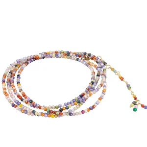 Anne Sportun Gemstone Wrap Bracelet in Cubic Zirconia