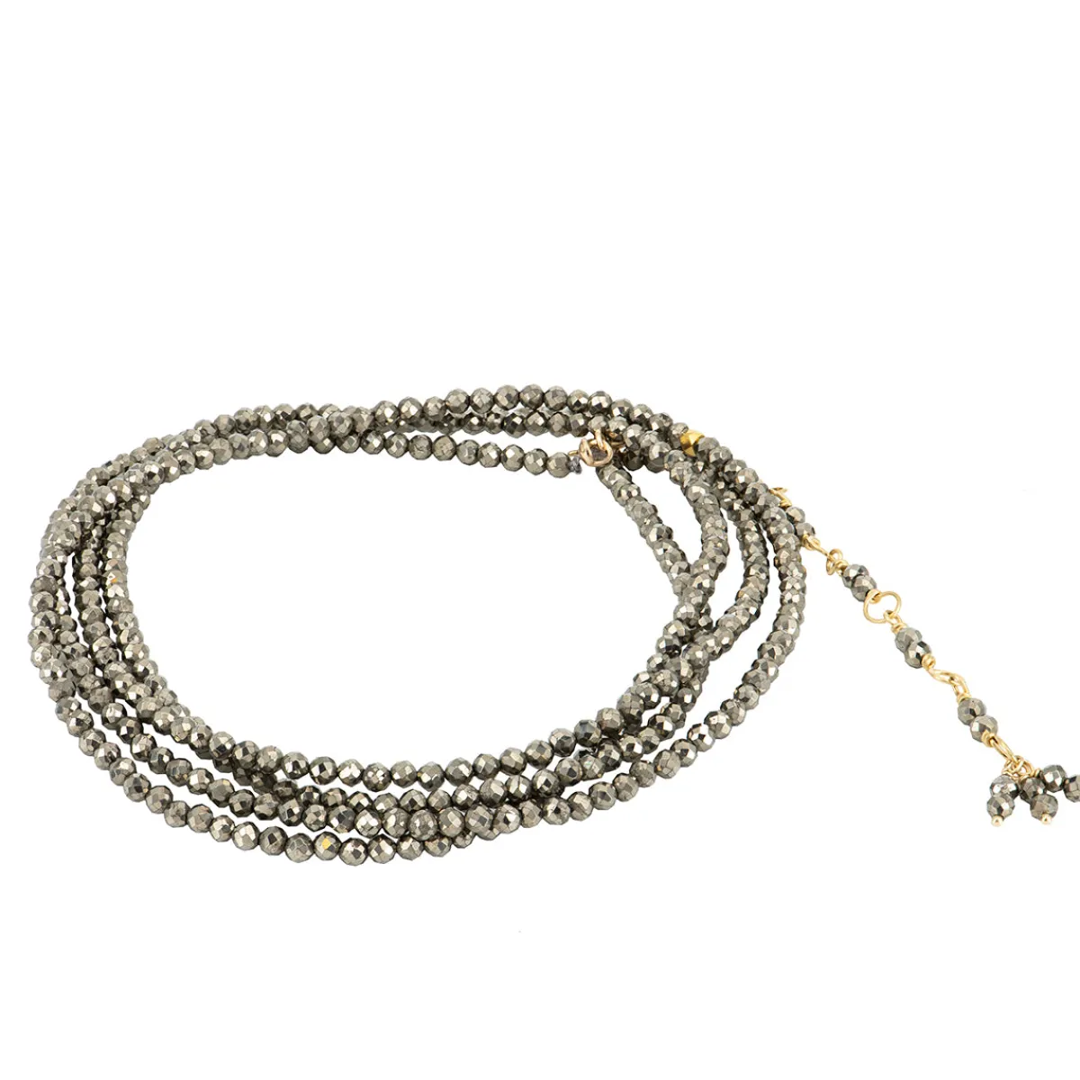 anne_sportun_gemstone_wra_0-2.webp Anne Sportun Gemstone Wrap Bracelet in Pyrite