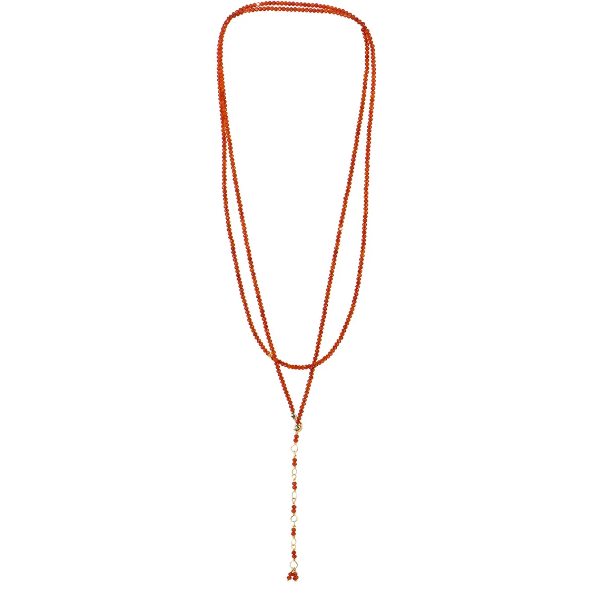 anne_sportun_gemstone_wra_1.webp Anne Sportun Gemstone Wrap Bracelet in Red Carnelian