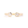 Anne Sportun Open Boulder Double Diamond Ring