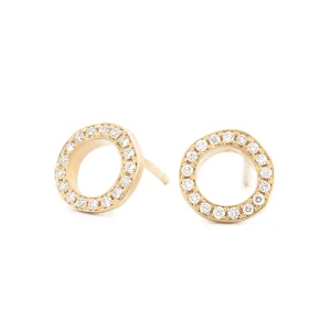 Anne Sportun Open Lilydust Diamond Studs