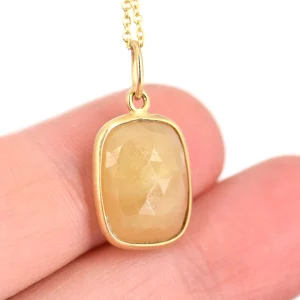 Anne Sportun Rose-cut Sapphire Necklace