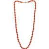 Assael 21" Sardinian Coral Necklace