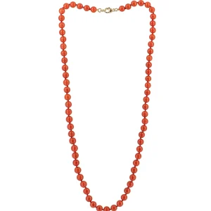 Assael 21" Sardinian Coral Necklace