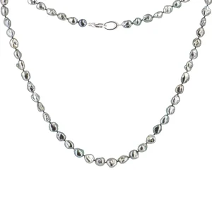 Assael Tahitian Keshi Pearl Necklace