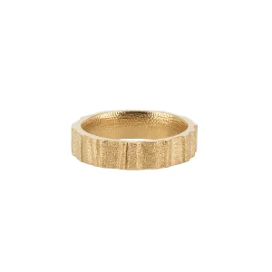 Audrius Krulis Gold Textured Band