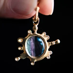 Audrius Krulis Melon Tourmaline Earrings