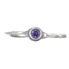 Audrius Krulis Purple Sapphire White Gold Ring
