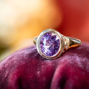 Audrius Krulis Purple Spinel Ring