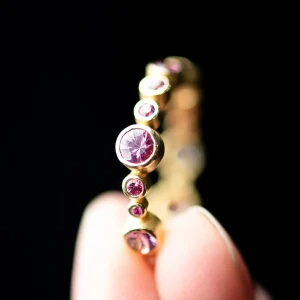 Barbara Heinrich Mixed Pink Sapphire Ring