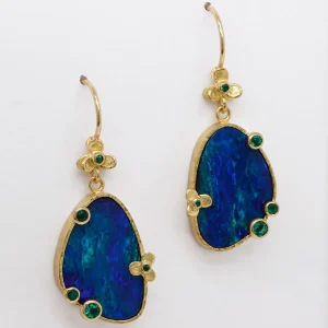 Barbara Heinrich Opal Doublet Earrings