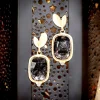 Barbara Heinrich Tourmalated Quartz Earrings