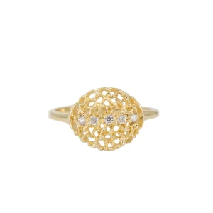 Branch Jewelry Honeycomb Round Lace Ring