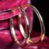 Alchemy Classic Gold Hoops 3mm x 50mm
