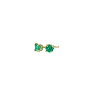 Alchemy Emerald 4 Prong Studs