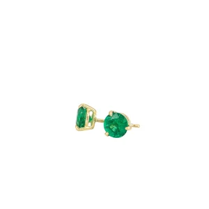 Alchemy Emerald 3 Prong Studs