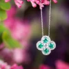 Alchemy Emerald Clover Necklace