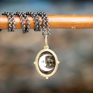 Erica Molinari Man in the Moon Necklace