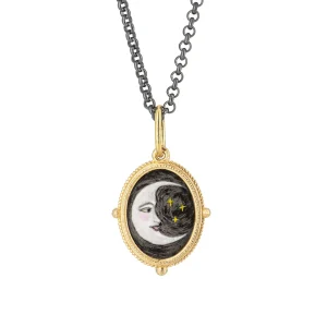Erica Molinari Man in the Moon Necklace