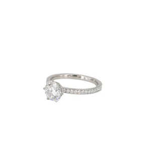 Erika Winters Grace Solitaire Ring in Platinum