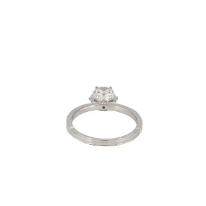 Erika Winters Grace Solitaire Ring in Platinum
