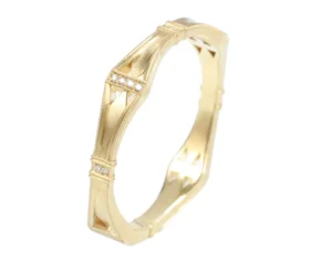 Erika Winters Helena Band in Yellow Gold