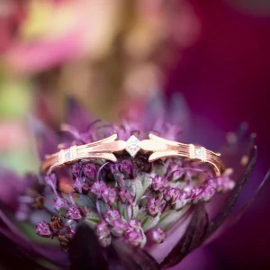 Erika Winters Laurel Band in Rose Gold