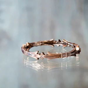 Erika Winters Laurel Band in Rose Gold