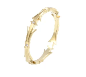 Erika Winters Laurel Band in Rose Gold