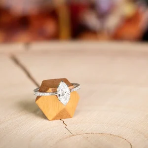 Erika Winters Marquise Margot Solitaire Ring