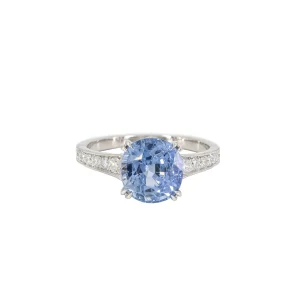 Erika Winters Minna Solitaire Ring with Oval Sapphire
