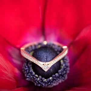 Erika Winters Twyla Band in Rose Gold