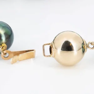 Alchemy Green Black Tahitian Pearl Necklace