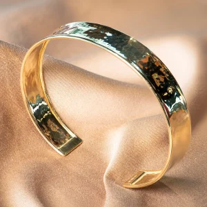 Alchemy Hammered Gold Bangle