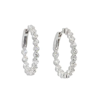 Alchemy In and Out Diamond Hoops