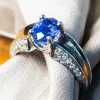 Alchemy Jose Hess Blue Sapphire Platinum Ring