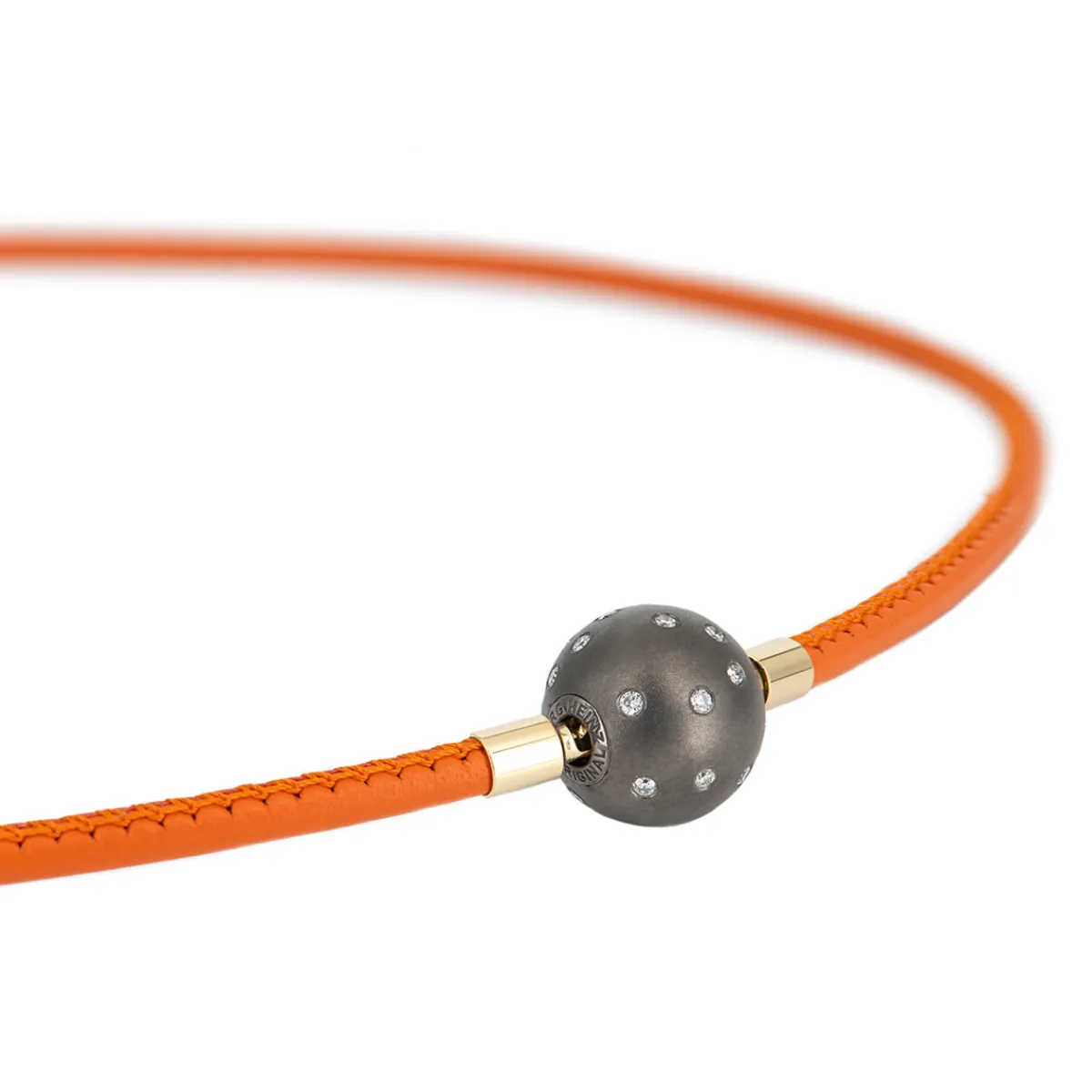 jrg_heinz_leather_necklac_0-5.webp Jorg Heinz Jörg Heinz Leather Necklace Orange