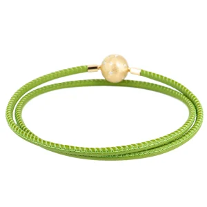 Jorg Heinz Jörg Heinz Leather Necklace Green